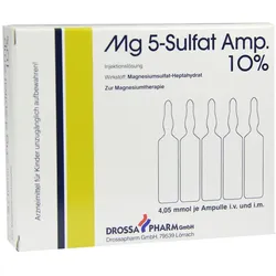 MG 5 Sulfat Amp. 10% Injektionslösung 5 St