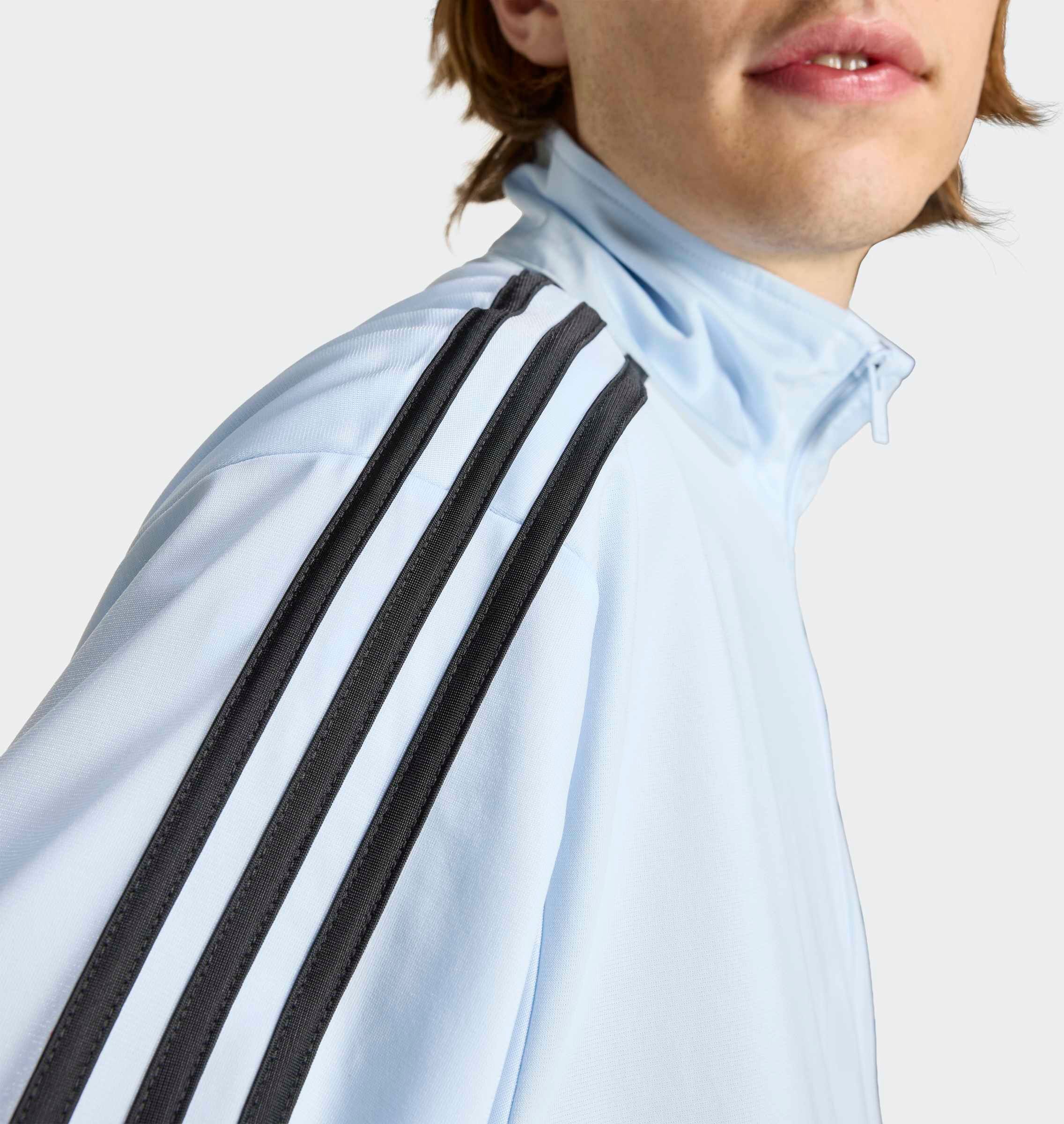 Trainingsjacke ADIDAS ORIGINALS "FIREBIRD ORIGINALS", Herren, Gr. XXL, blau (crystal sky), Obermaterial: 100% Polyester, Jacken Trainingsjacke, aus Polyester crystal sky XXL