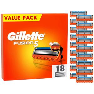 Gillette Rasierklingen Fusion5, für Herrenrasierer, 5-fach Klinge, 18 Stück