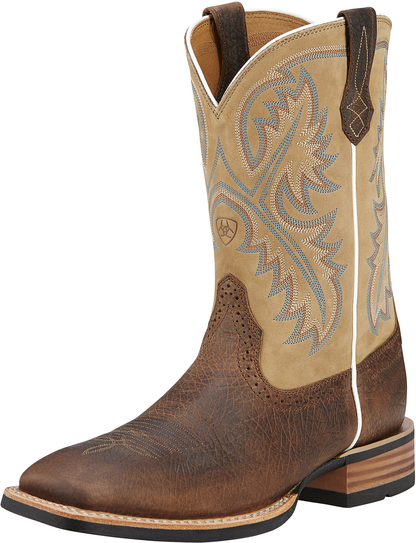 Men's Quickdraw Cowboy Boots in Tumbled Bark, Size: 11 D / Medium by Ariat