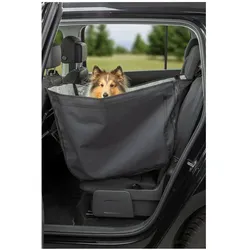 Trixie Autositzbezug Fleece Polyester Grau Schwarz 0.5 x 1.45 m (Hund), Tiertransport