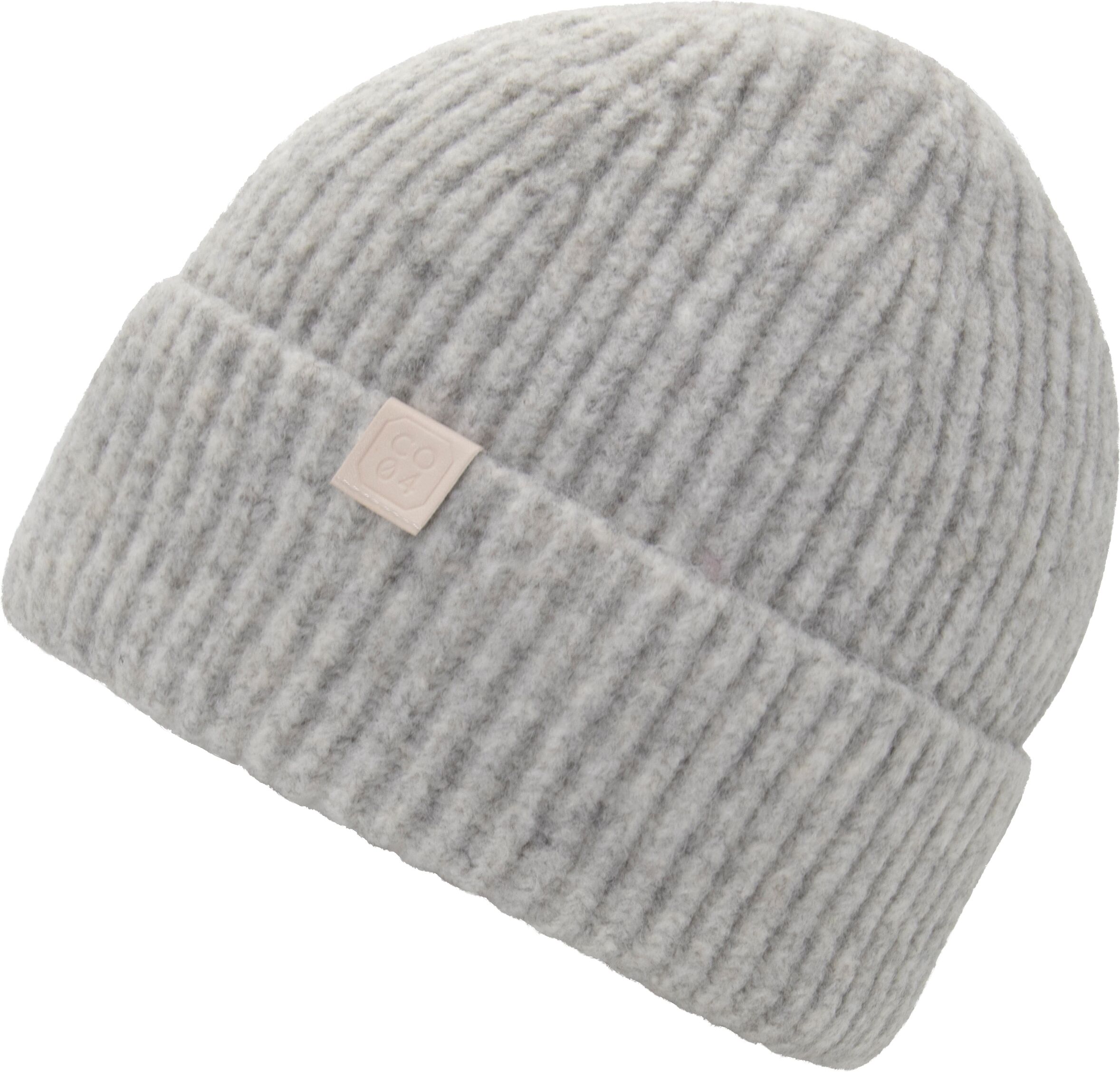 Beanie CHILLOUTS "Heli Hat", grau (light grau), Obermaterial: 78% Polyester, 12% Polyamid, 6% Wolle, 4% Elasthan, Mützen Beanie, aus dickem Material im Rippstrick light grau Einheitsgröße