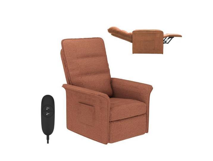 FlexiSpot Fauteuil de Relaxation Fauteuil Inclinable avec Dossier Réglable 105°-155° Moka