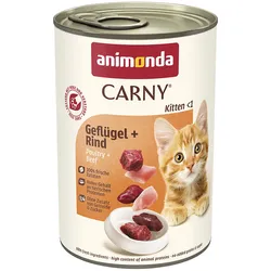 Animonda Carny Kitten Geflügel & Rind 12x400 g