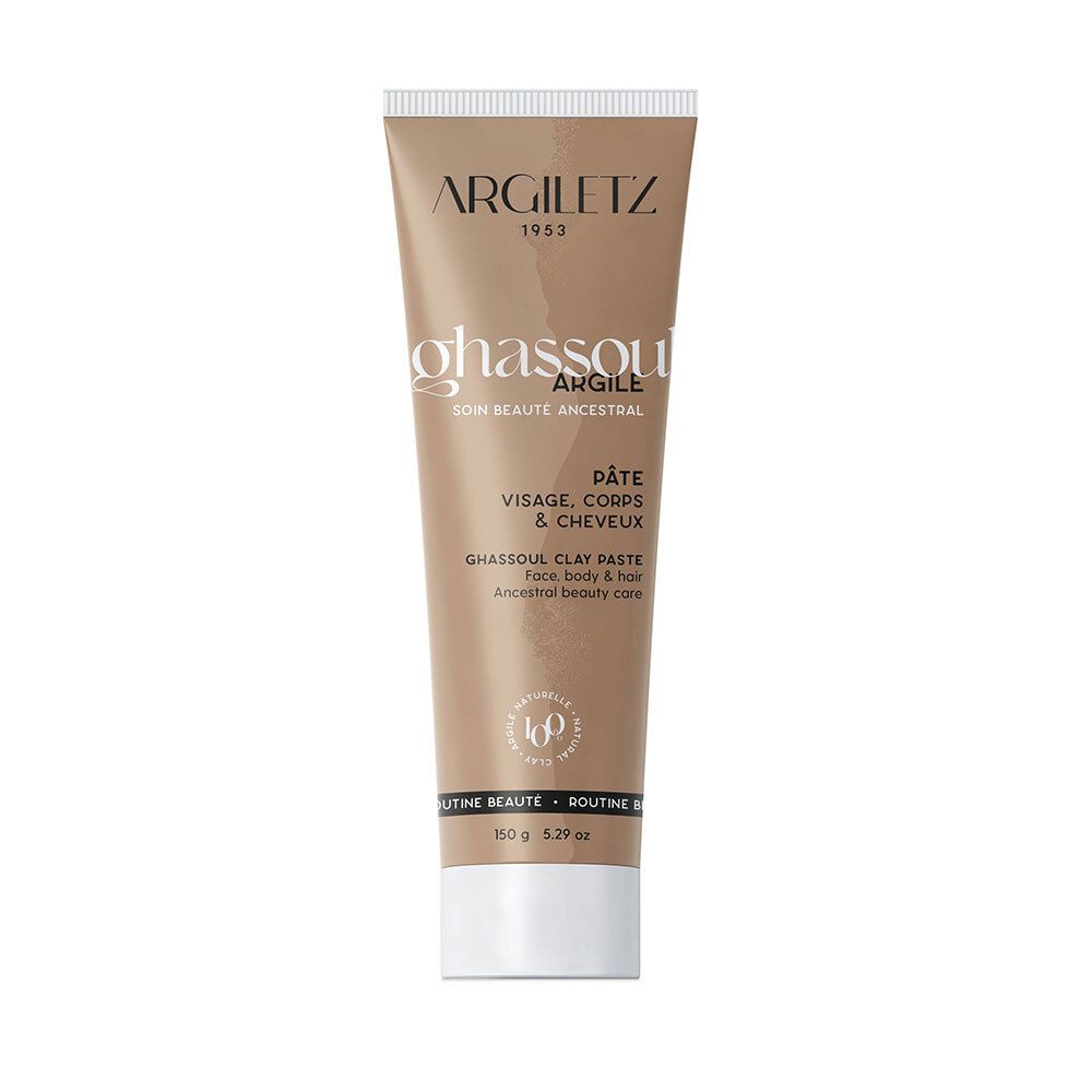 Argiletz Argile Ghassoul Pâte - d'argile Ghassoul, prête à l'emploi. tube 150 g Paste