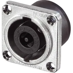 Neutrik speakON 8P Chassis - male Nickelgehäuse