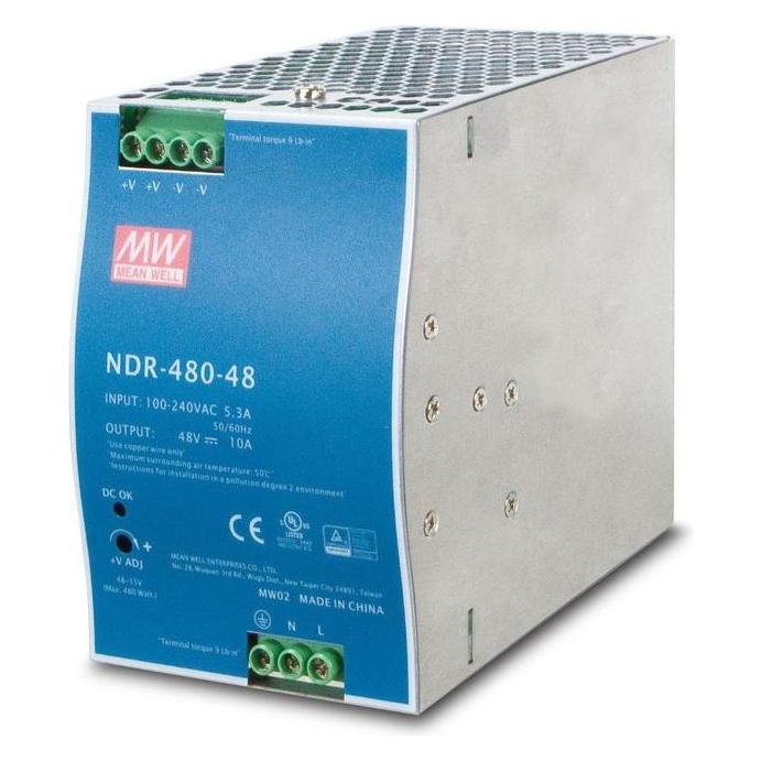 Ernitec 48V, 480W Din-Rail Power (480 W) (ELECTRA-PWR-480-48)