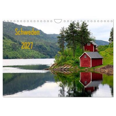 Schweden 2027 (Wandkalender 2027 DIN A4 quer), CALVENDO Monatskalender