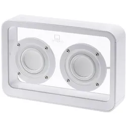 Bluetooth-Lautsprecher Mage SUHG weiß/transparent, Designer Gingko Design, 16x10.7x3.5 cm