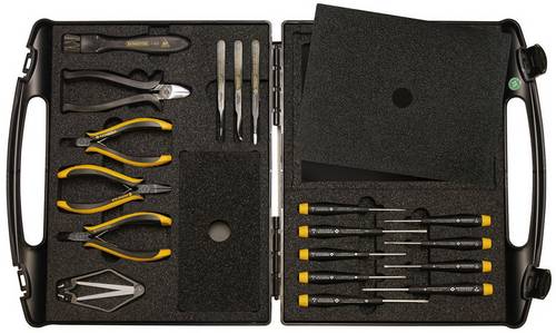 Bernstein Tools for Electronics 2285 Werkzeugset ESD, Profi im Koffer 18teilig