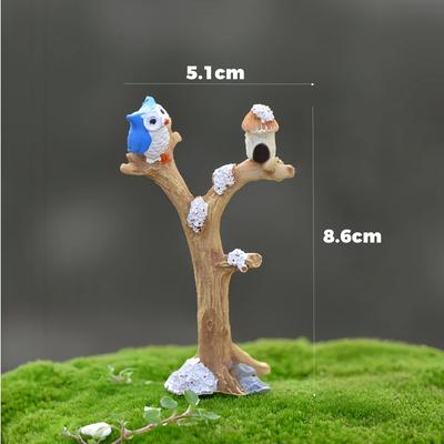Inspire Select Enchanted Mini Fairy Garden Figurines Set Whimsical DIY Fairy Garden Accessories For Miniature Landscaping & Dollhouse khaki Trunk 1 Pc