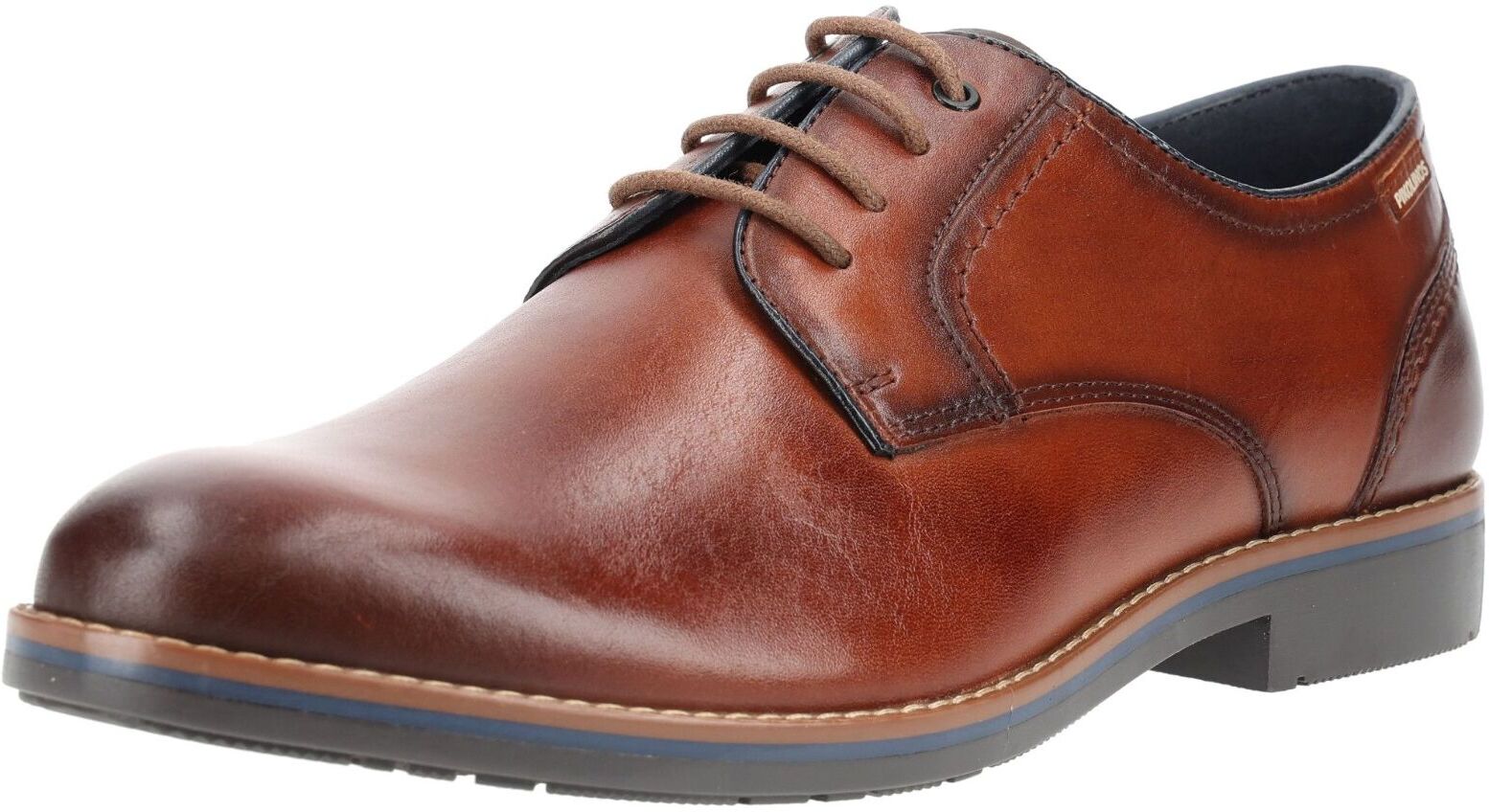 Schnürschuh PIKOLINOS "PIKOLINOS Businessschuhe Leder", Herren, Gr. 43, braun, Leder, Schuhe Schnürschuh