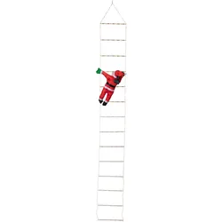 Tchibo - LED-Santa auf Leiter - schwarz