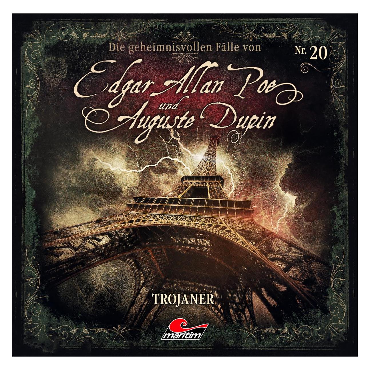 All Edgar Allan Poe & Auguste Dupin 20 Trojaner (Douglas Welbat, Engelbert von Nordhausen, Hans-Jürgen Dittberner, Jean Coppong, Lutz Mackensy, Manfred Lehmann, Mario Klischies, Markus Pfeiffer, Sascha Rotermund, Tilmar Kuhn, Torsten Michaelis, Uve Teschner, Wolfgang Condrus, Yvonne Greitzke) (AN1118)