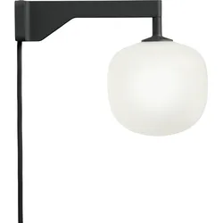 Muuto Rime Wandleuchte, schwarz
