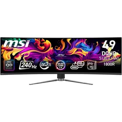 MSI MPG 491CQPXDE QD-OLED (5120 x 1440 Pixel, 49"), Monitor, Schwarz