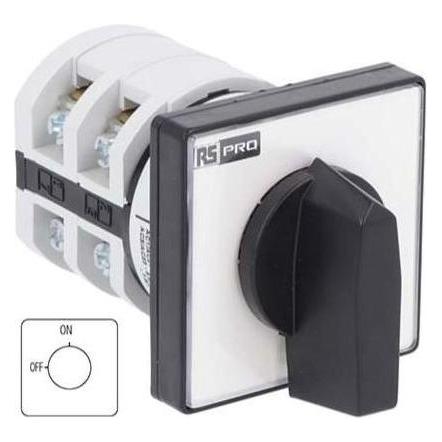 RS PRO Nockenschalter, 3-polig / 20A, 3 Schliesser (2083927)