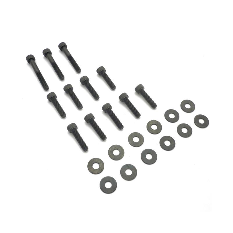 1Tek Tuning Kit de vis de carter acier pour Booster noir 6x25/40/45