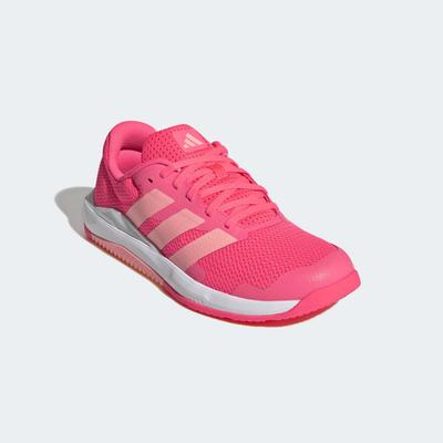 Trainingsschuh ADIDAS PERFORMANCE "DROPSET", Damen, Gr. 39, pink (solar turbo, frozen turbo, ftwr weiß), Textil, Schuhe, ideal für Gym und Fitnessstudio