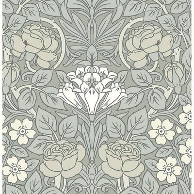 NextWall Vintage Rose Peel and Stick Wallpaper