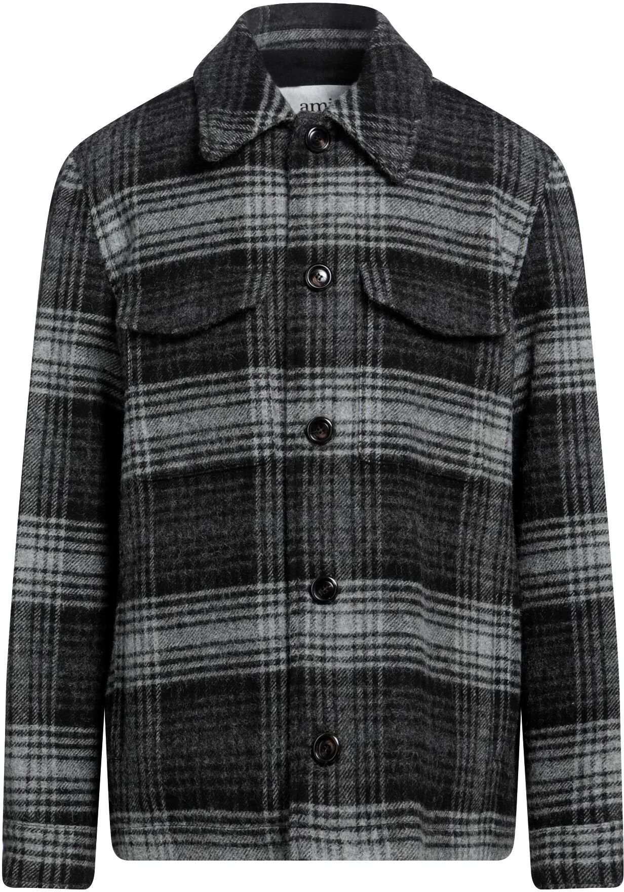 Ami Alexandre Mattiussi Camisa Hombre Negro M Hombre