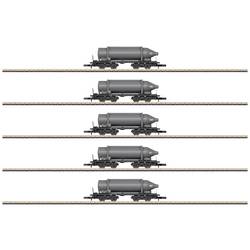 Märklin 82092 Z 5er-Set Carbid-Flaschenwagen der SKW Trostberg AG 5er-Set Carbid-Flaschenwagen