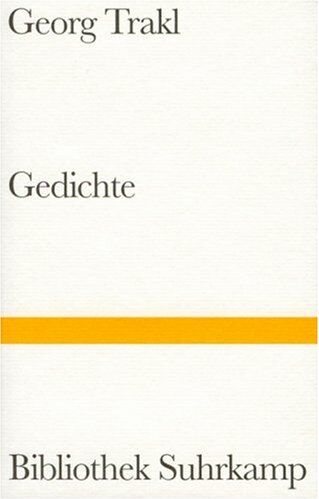 Georg Trakl - Gedichte - Preis vom 13.10.2026 11:25:28 h