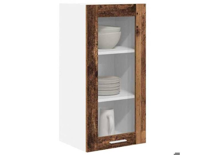 Armoire murale Décor - Armoire suspendue（2 pcs) - Buffet de cuisine - Bois ancien Bois d'ingénierie EU_282607