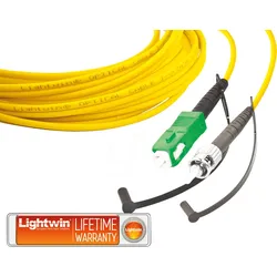 LSP-09 SCA-STA3 - Simplex LWL Patchkabel, SM OS2, SC/APC - ST/APC, 3 m