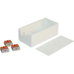 SHELLY SP3D0021 - Gehäuse für Shelly-PLUS Serie mit Addon, inkl. 3x WAGO 221-413