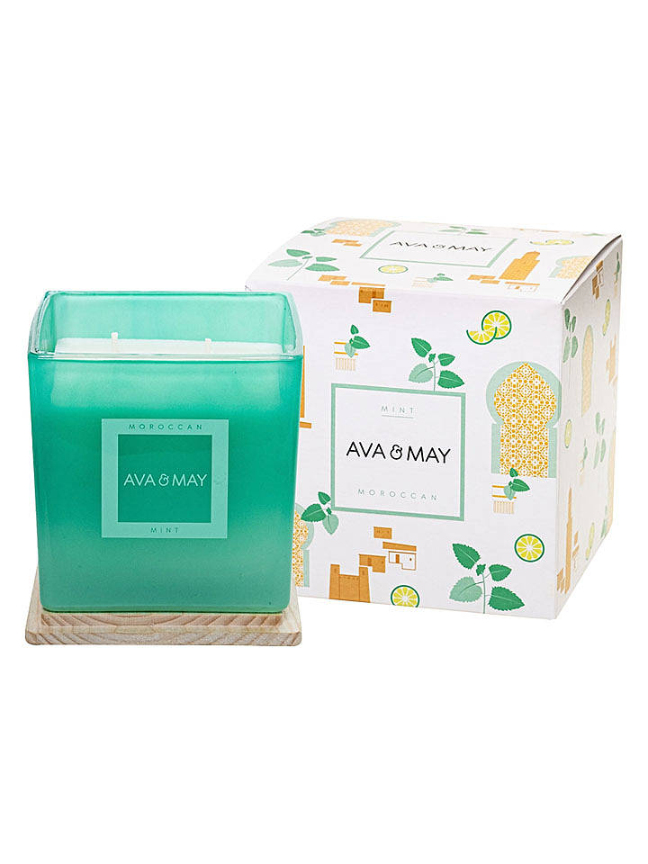 AVA&MAY Duftkerze "Moroccan" in Mint - 550 g - onesize