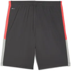Puma, Herren, Sporthose, IndividualLIGA Training Shorts 2 (open pockets) (S), Grau, Weiss