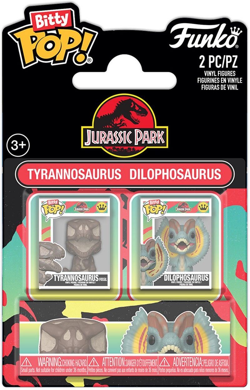 Funko Bitty Pop! 2-Pack: Jurassic Park - Tyrannosaurus Fossil &