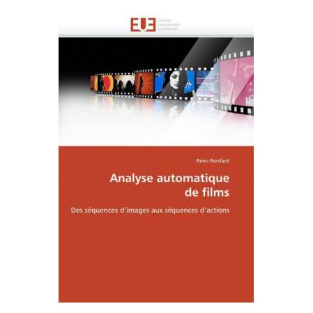 Éditions Universitaires Européennes Analyse automatique de films (55347500)