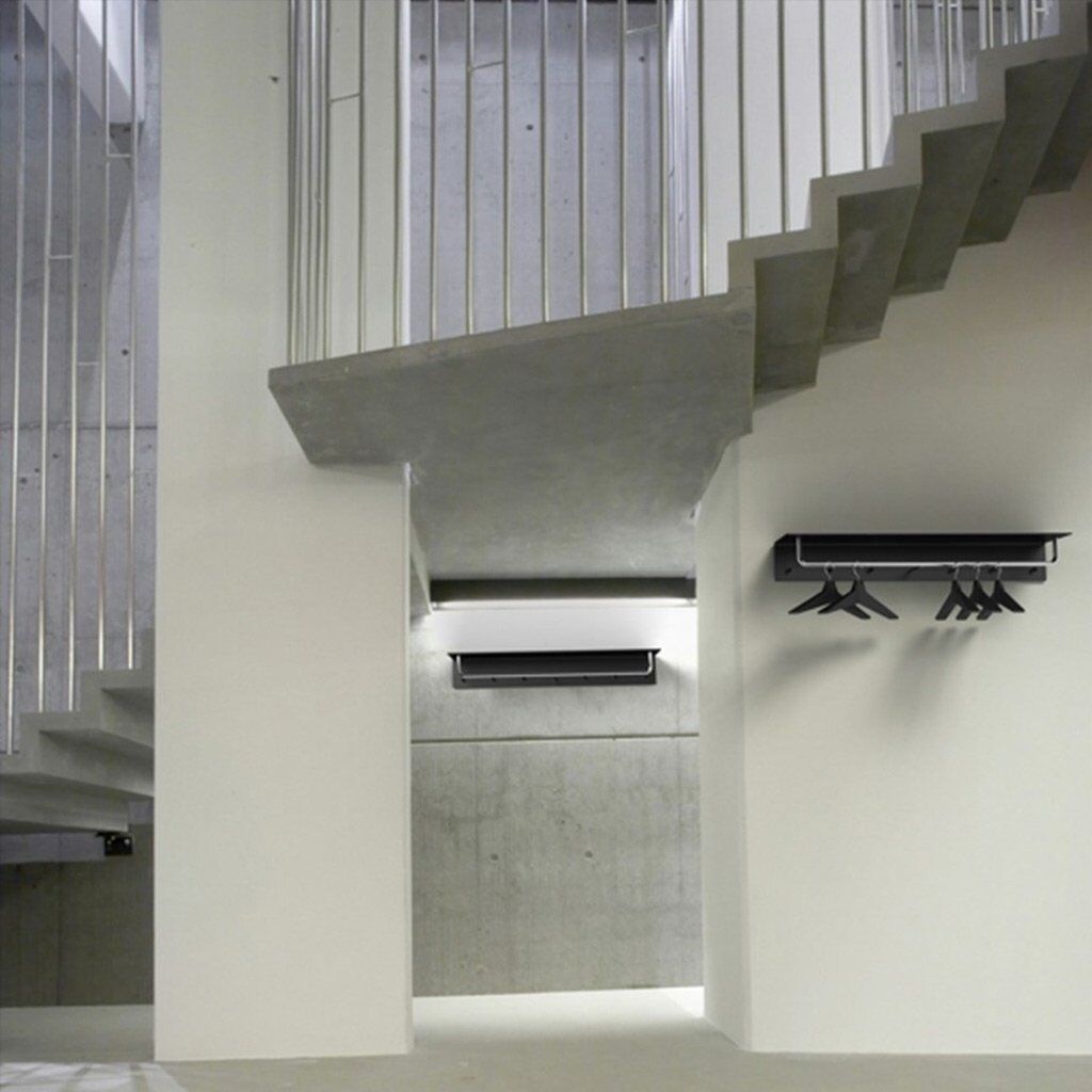 Frost Unu Wandgarderobe (mit 6 Haken, weiß matt / kupfer poliert) mit 6 Haken   weiß matt / kupfer poliert