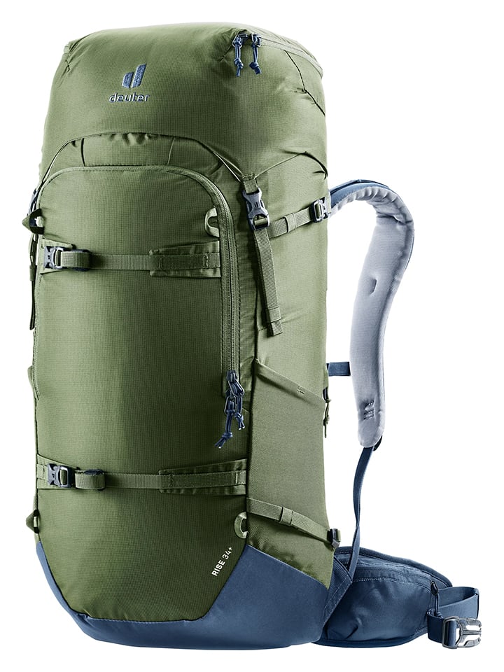 Deuter Schneeschuh-Rucksack "Rise 34+" in Khaki - (B)28 x (H)72 x (T)23 cm - onesize