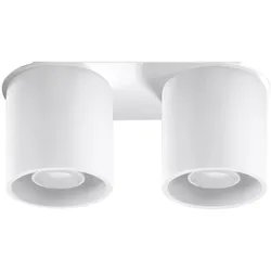 Sollux Lighting, Deckenleuchte, Deckenleuchte ORBIS 2 weiss (GU10)