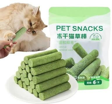 Uplift Essentials Natural Cat Grass Dental Teething & Hairball Relief Sticks Natural Cat Grass Dental Teething & Hairball Relief Sticks