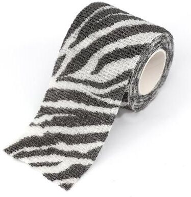 The Handy Homestead Animal Print Self Adhesive Bandage Wrap For Pets Sports And First Aid zebra Texture
