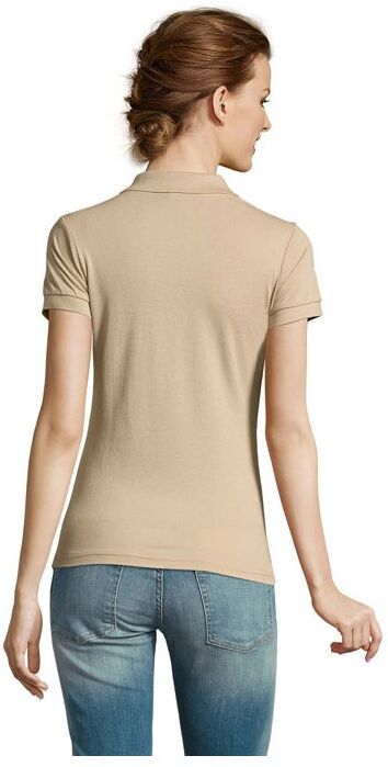 Polo personnalisé polycoton femme PRIME sable