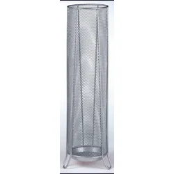 Zeller Schirmständer Meshline silber Stahl