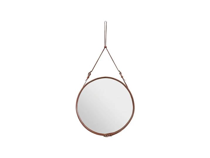 GUBI Miroir Adnet rond brown, large