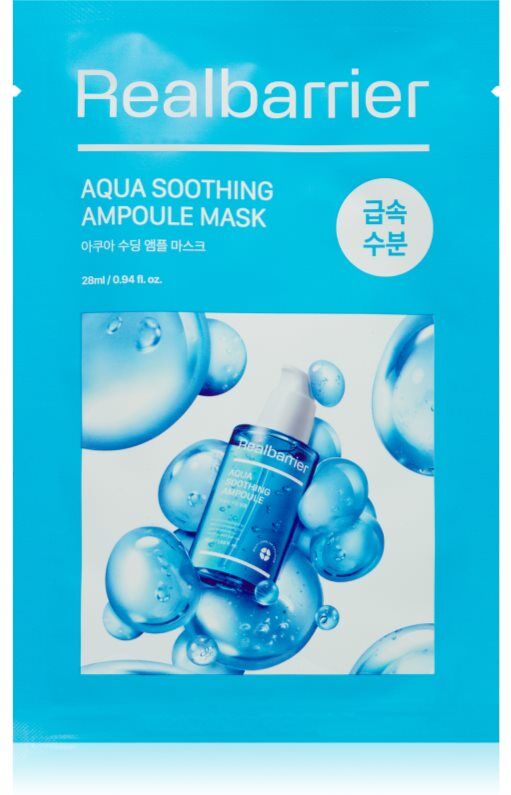 Real Barrier Aqua Soothing Ampoule Mask soothing sheet mask 28 ml