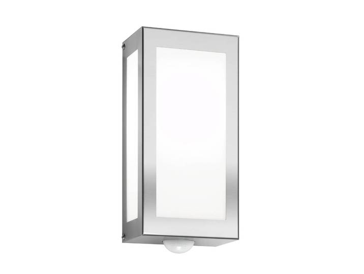 Buitenwandlamp Aqua Rain, roestvrij staal, sensor Rain, alu / grijs / zink, Roestvrij staal, Modern