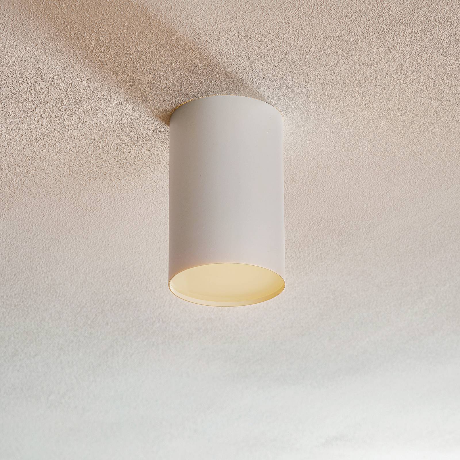 Deckenlampe Point Plexi L Nowodvorski Lighting, dimmbar, weiß / opal, für Flurbereich, Metall, Modern, Deckenlampe