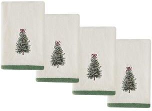 Avanti Linens Avanti Snowy Pines 4-Pack Fingertip Towel Set