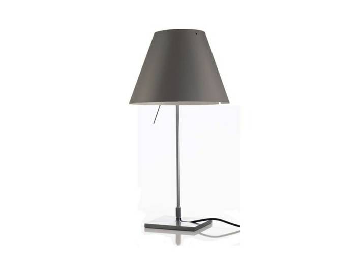 Costanzina Tischleuchte Concrete Grey - Luceplan - Wohnzimmer - Aluminium