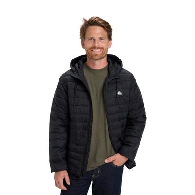 Outdoorjacke QUIKSILVER "Scaly Hood", Herren, Gr. M, schwarz, Obermaterial: 100% Nylon., Jacken Outdoorjacke