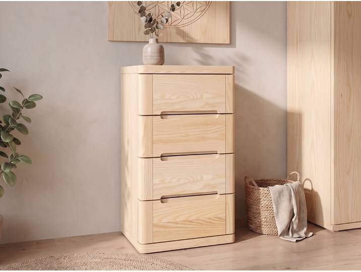 Kommode „Ella“ Esche 50 cm Massivholz Esche