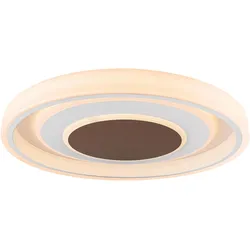 Globo, Deckenleuchte, Deckenleuchte Goffi weiss 1xLED (4000 lm)